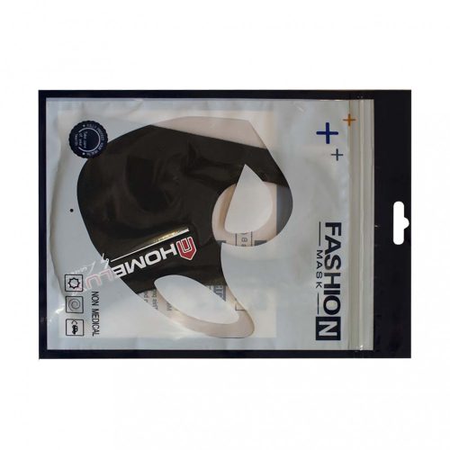 Homelux fekete mosható divatmaszk