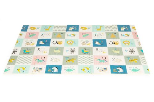 Oktató játszószőnyeg kétoldalas összecsukható táskával