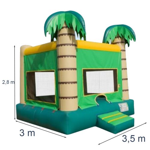 Páimafa ugrálóvár 3,5x3x2,8m