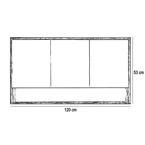 Porto 120 komplett fürdőszoba bútor sonoma tölgy színben