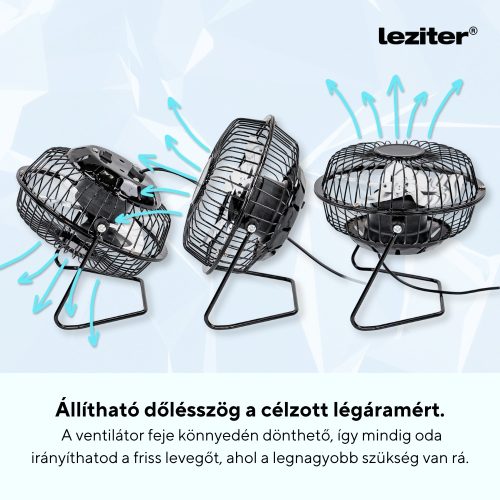 Ruen asztali usb ventilátor 5 W fekete
