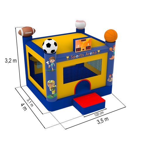 Sport ugrálóvár 4x3,5x3,2m