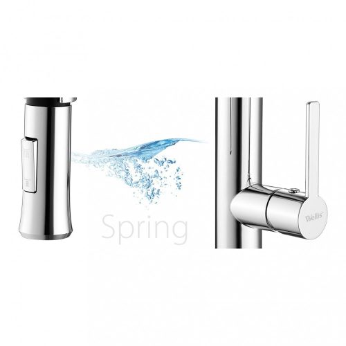 Spring mosogató csaptelep kihúzható fejjel