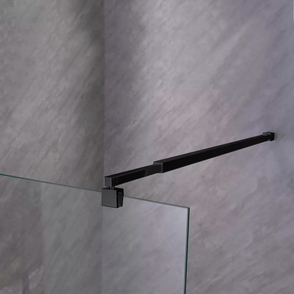 River walk in zuhanyfal 70x190 cm fekete