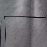 River walk in zuhanyfal 70x190 cm fekete