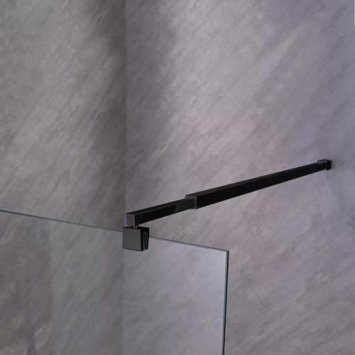 River walk in zuhanyfal 70x190 cm fekete