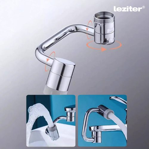 Flexibilis forgatható csap hosszabbító króm