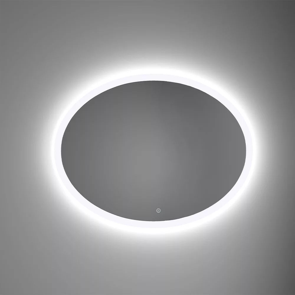 Dea 80 mirror with LED lighting