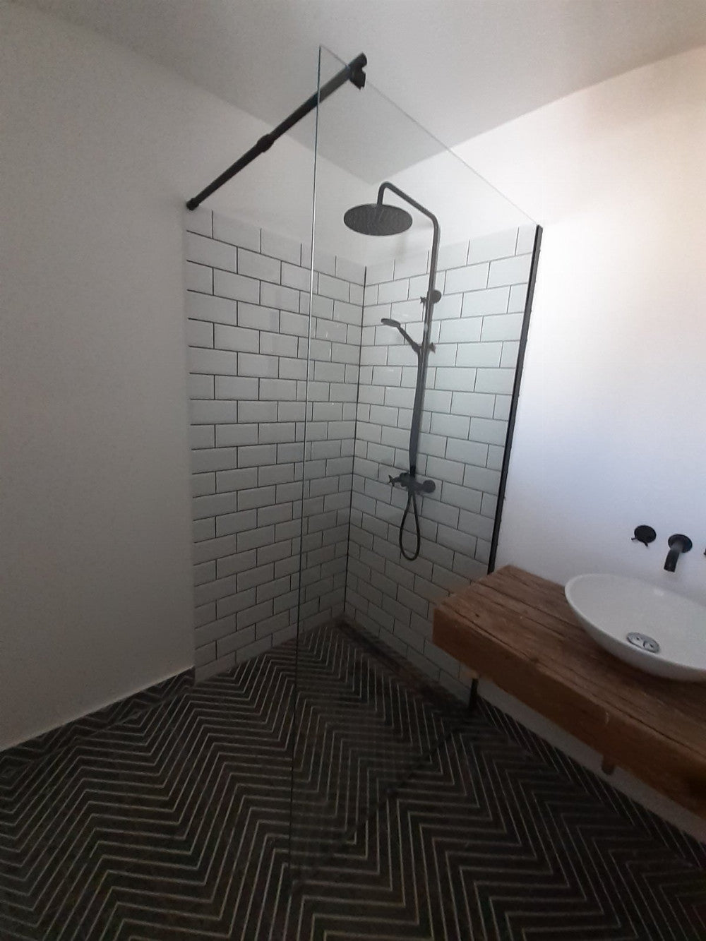 Alfa 80x200 cm Walk-in zuhanykabin