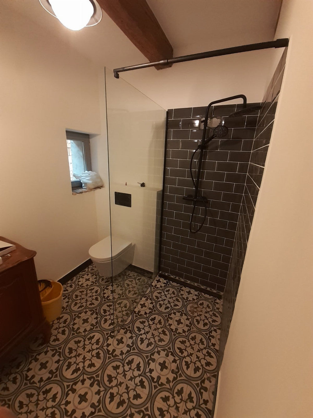 Alfa 80x200 cm Walk-in zuhanykabin