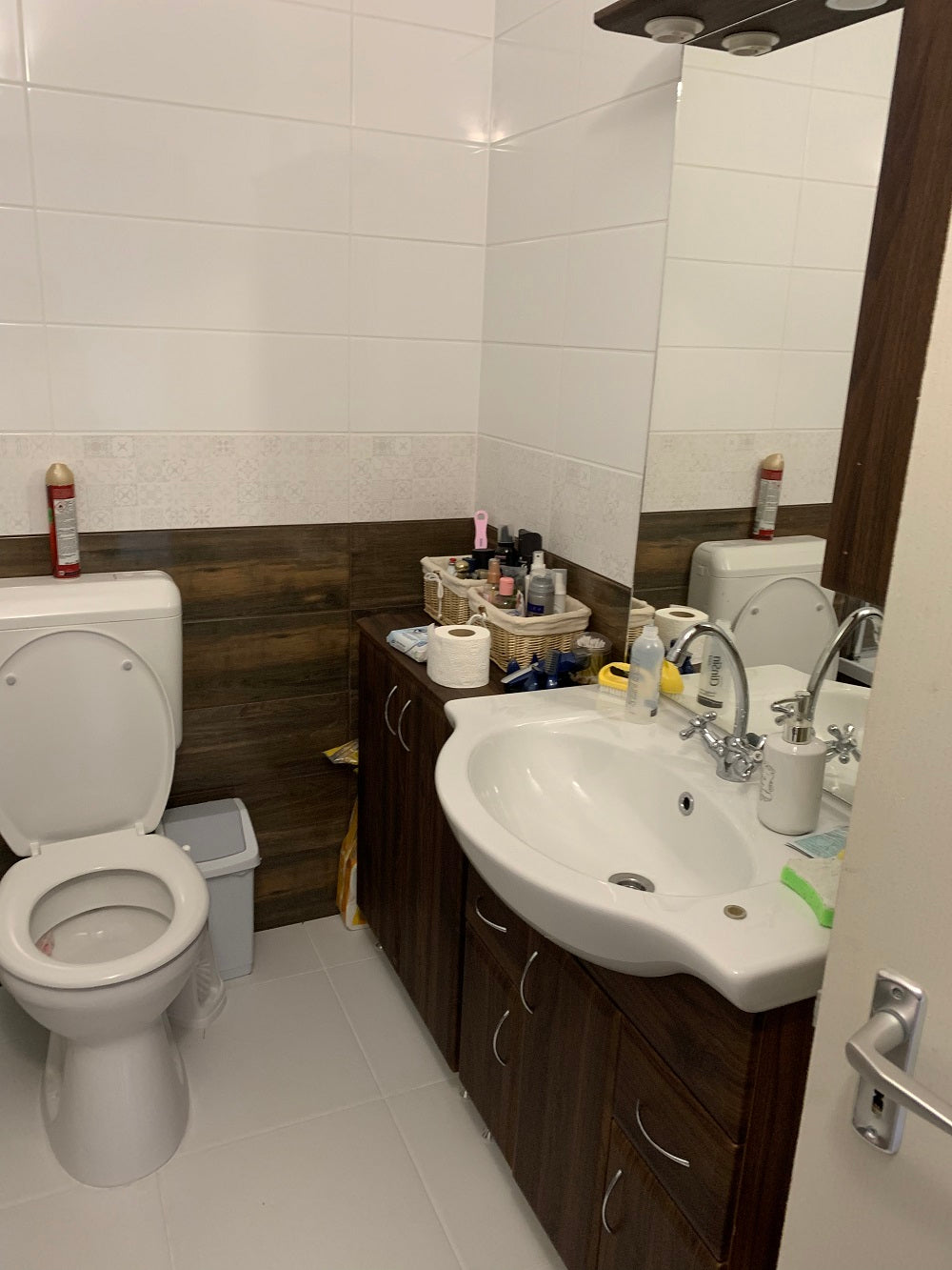 Bianca Plus 75 komplett fürdőszobabútor, sonoma tölgy színben, jobbos nyitási irány