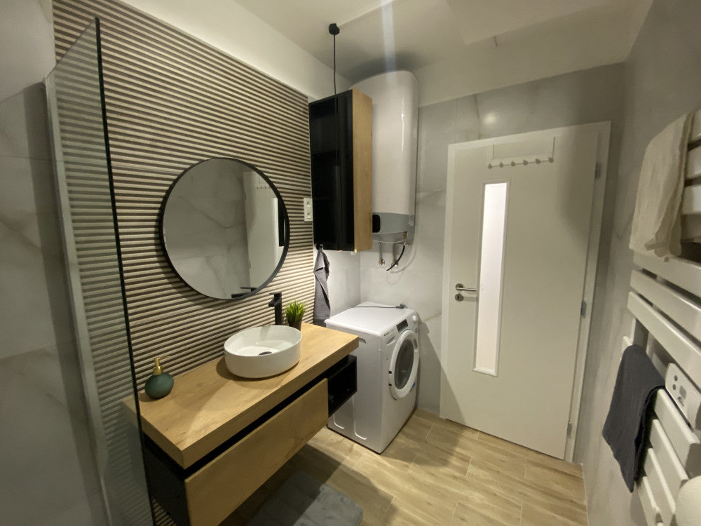 Elektromos törölközőszárító radiátor 500W fehér