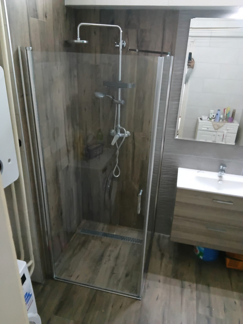 MONICA80 Monica szögletes nyílóajtós zuhanykabin, 80x80x190 cm