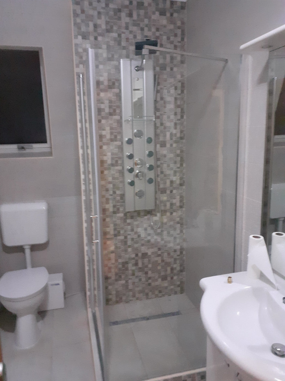 MONICA80 Monica szögletes nyílóajtós zuhanykabin, 80x80x190 cm