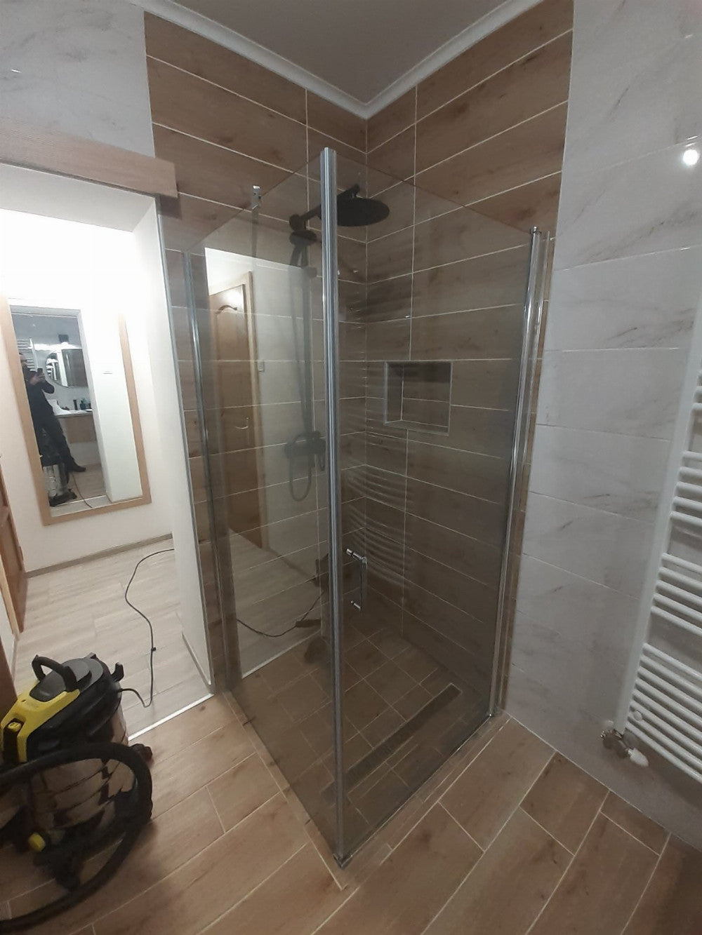 MONICA80 Monica szögletes nyílóajtós zuhanykabin, 80x80x190 cm