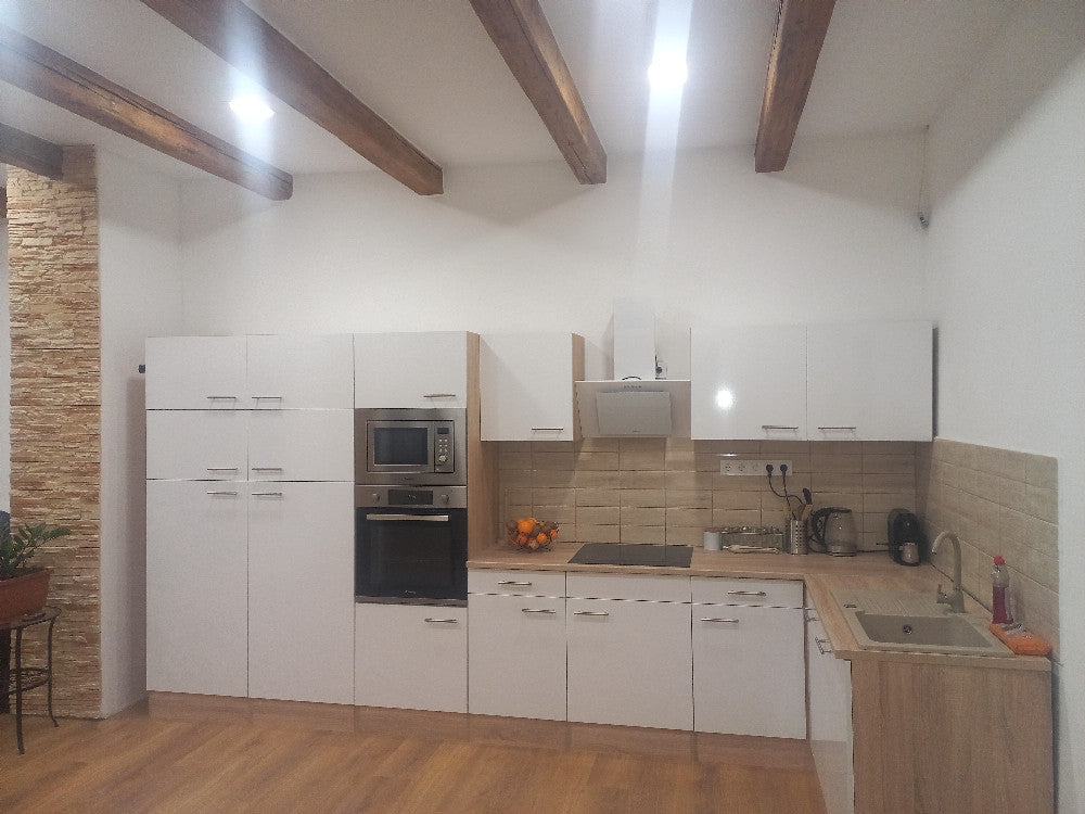 Yorki 340 sarok konyhabútor felülfagyasztós hűtős kivitelben