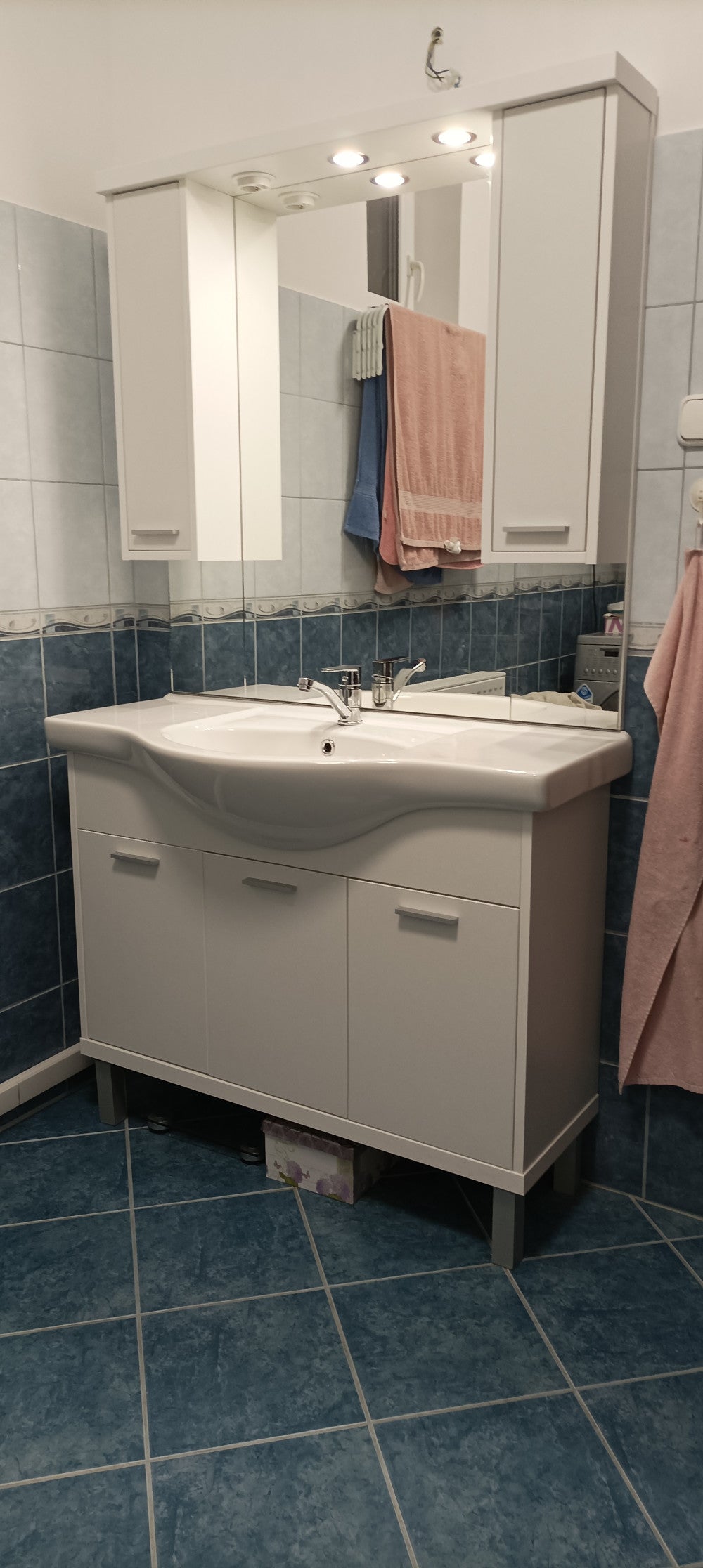 Nerva 105 komplett fürdőszobabútor, Sonoma tölgy