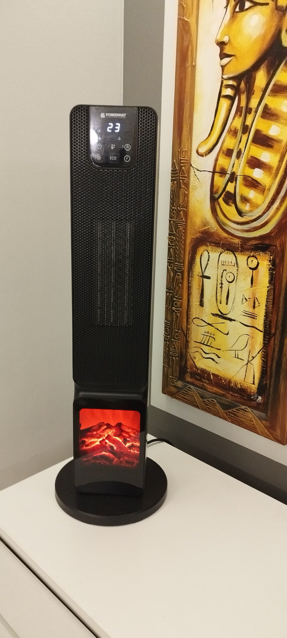 Elektromos Fűtőtest Oszlopos Kandalló PM-GKL-3500DLK