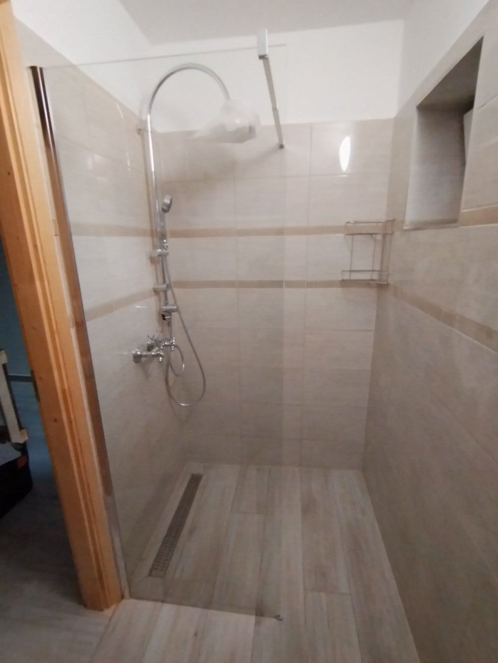 River walk in zuhanyfal 70x190 cm fekete