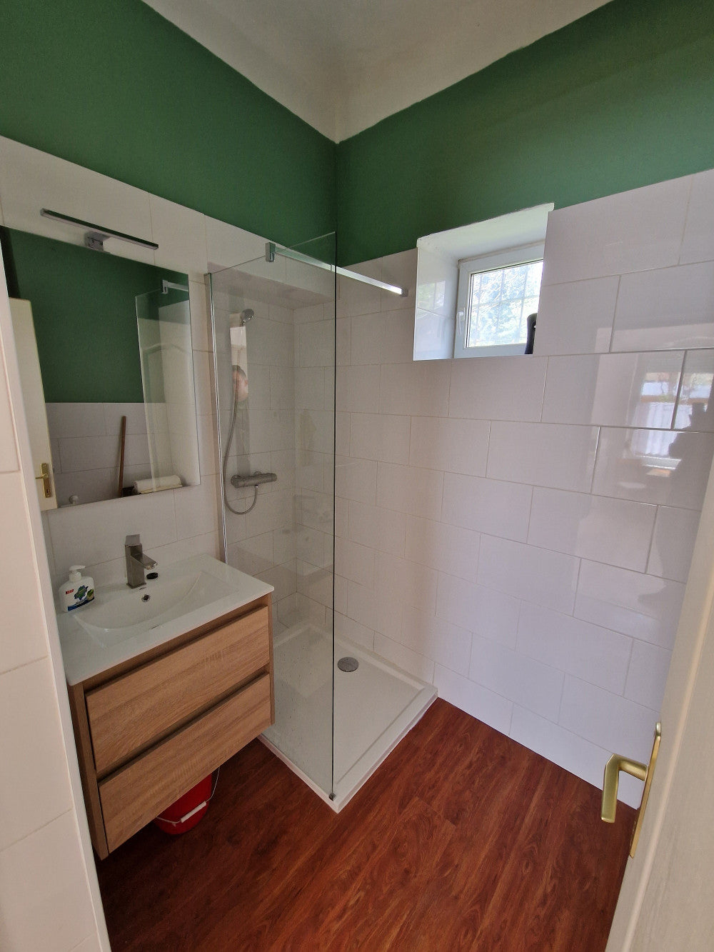 River walk in zuhanyfal 70x190 cm fekete