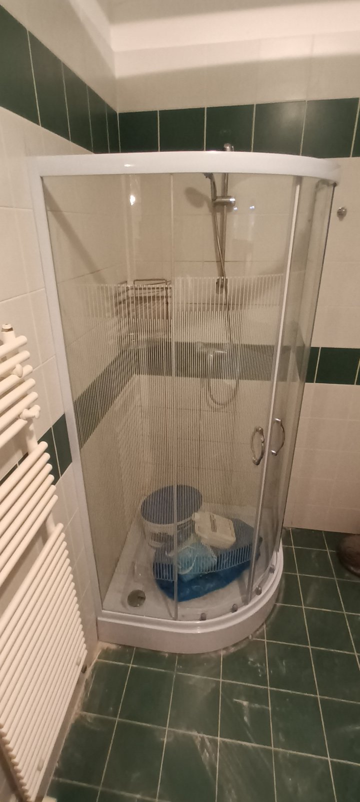 XENIA 80x80 cm íves zuhanykabin zuhanytálcával