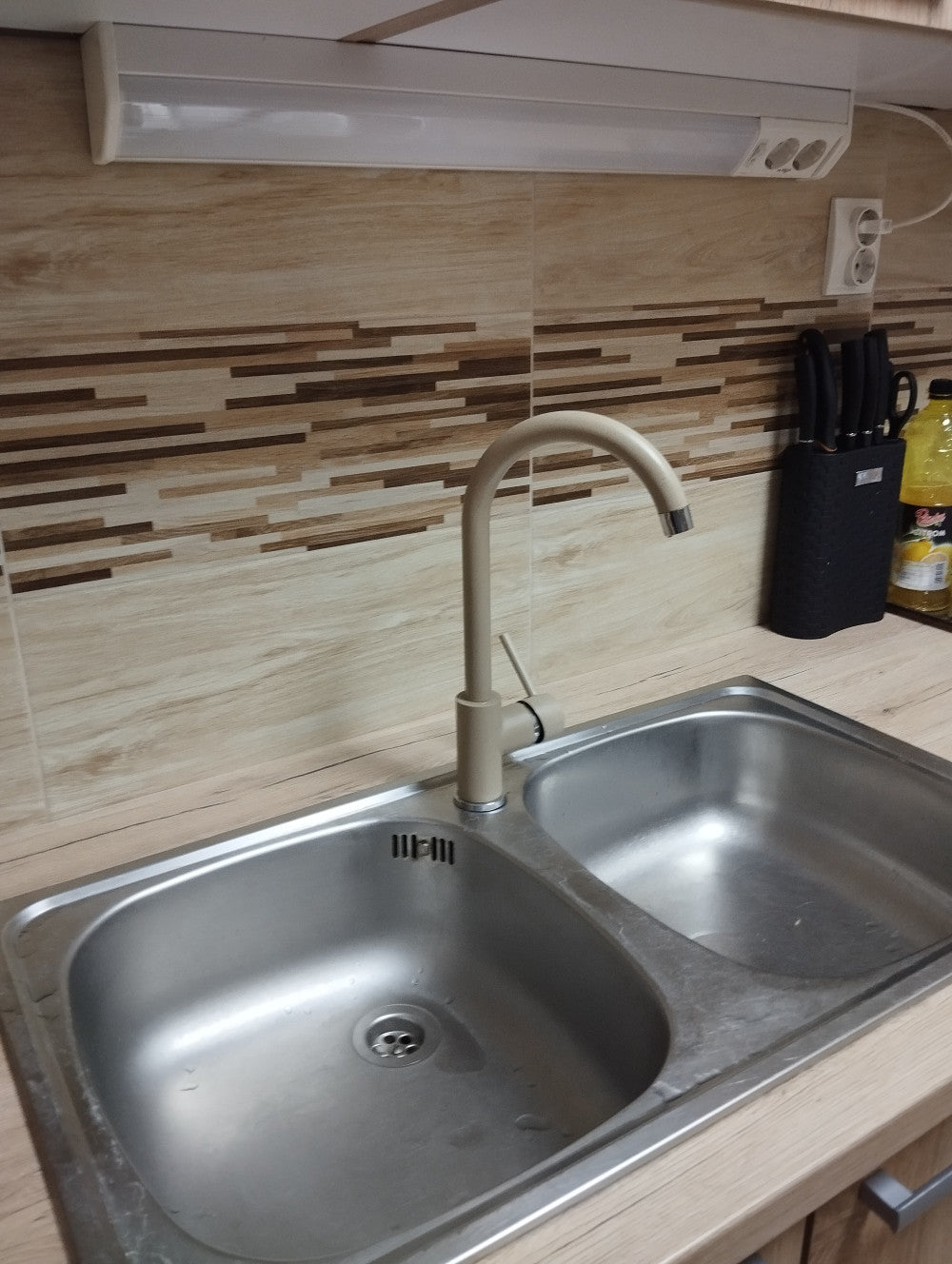 Noril mosogató csaptelep króm