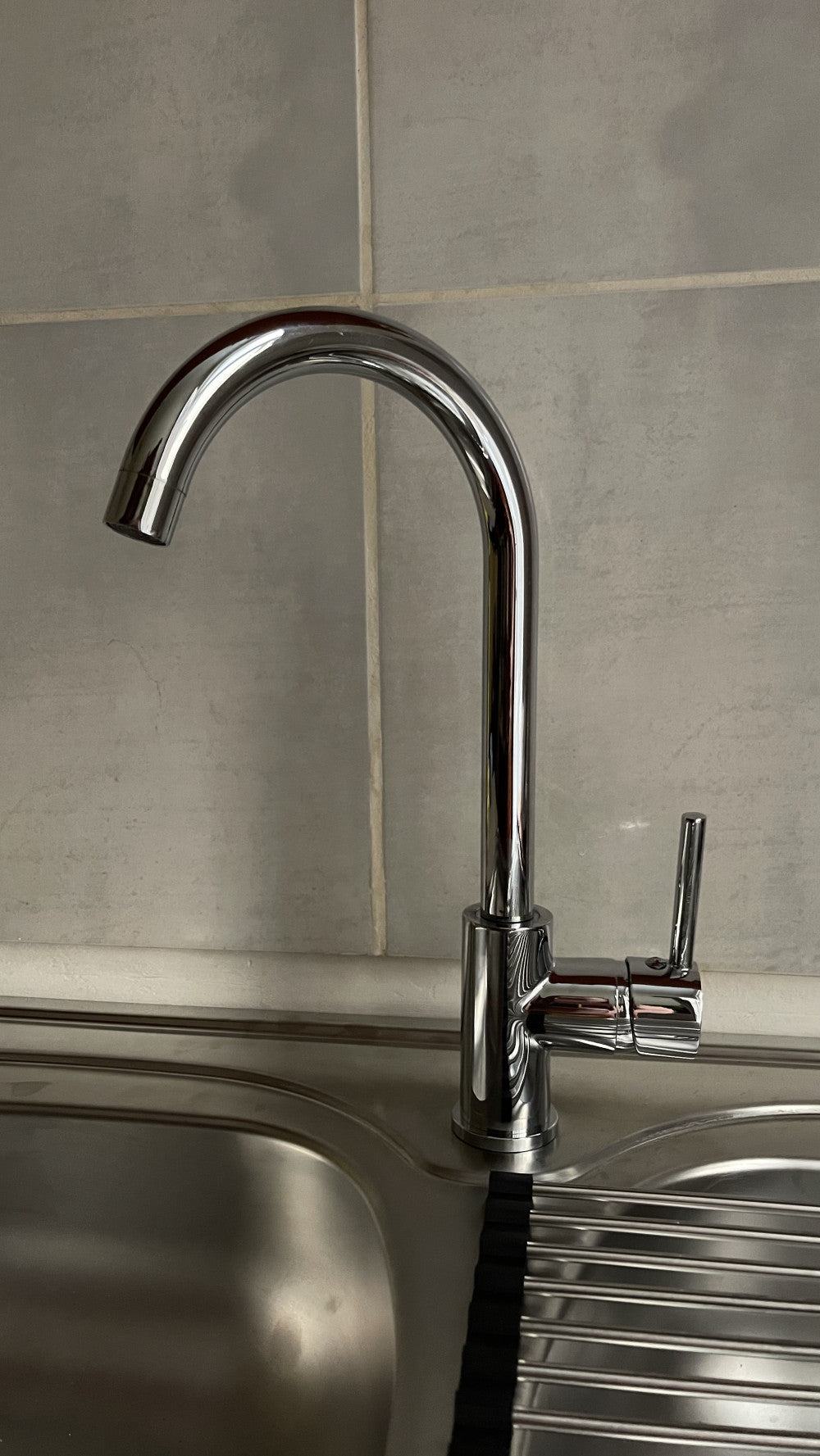 Noril mosogató csaptelep króm