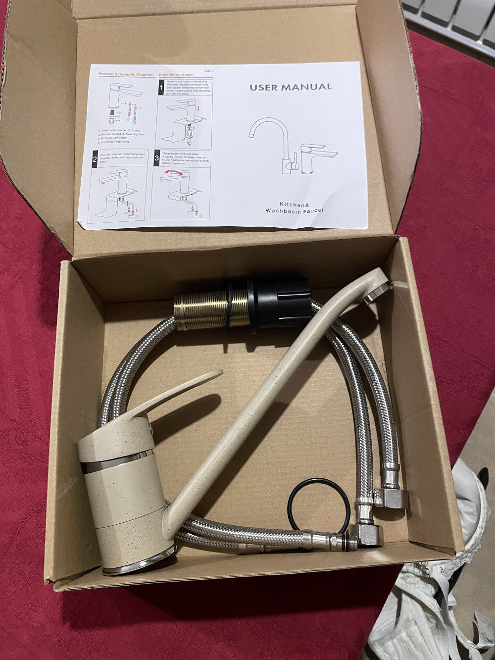 Orla mosogató csaptelep fekete